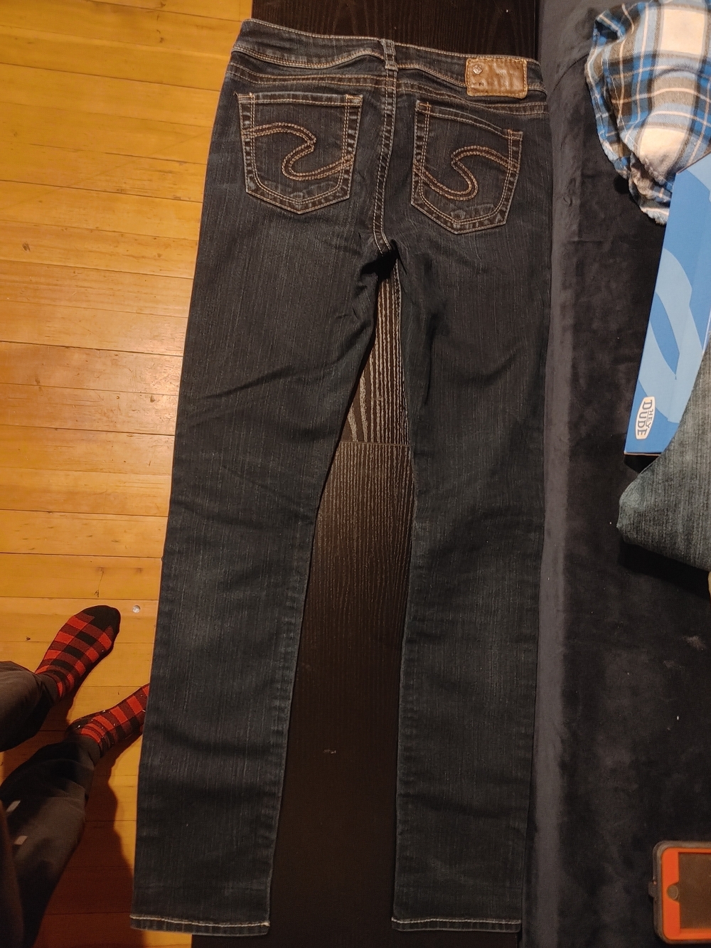 Silver Jeans Women's Dark Indigo Skinny Jeans